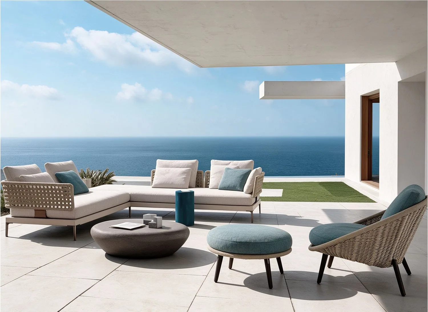 Conjunto de sofá — White Building Terrace